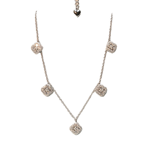 Ever-Bloom · Clover Anklet · Sterling Silver · 9–10in