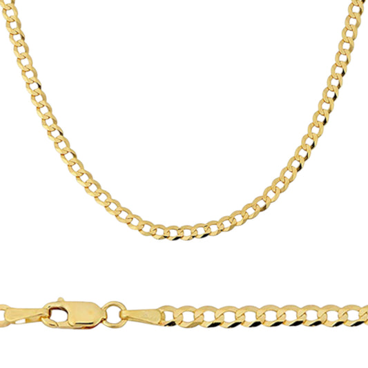 Essential Elegance · 14k Gold Over Cuban Necklace · 4.5 mm / 18 in