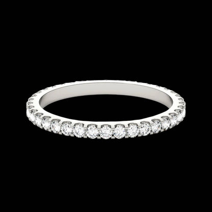 Eternal Glow · Eternity Moissanite Band · 0.5 ct · Size 7 · 925 Sterling Silver