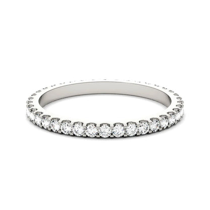 Eternal Glow · Eternity Moissanite Band · 0.5 ct · Size 7 · 925 Sterling Silver