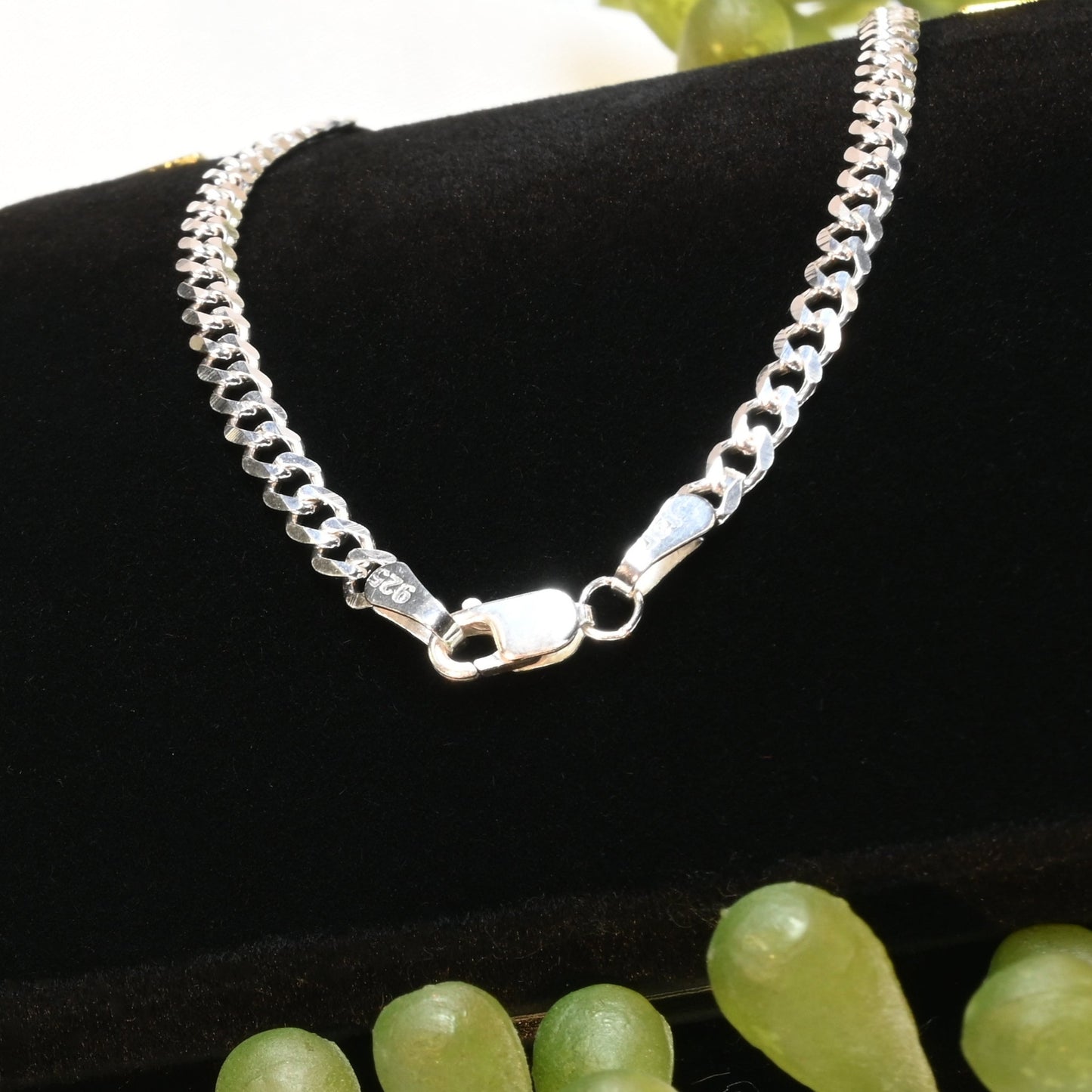 Essential Elegance · Cuban Bracelet · Sterling Silver · 7in