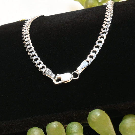Essential Elegance · Cuban Bracelet · Sterling Silver · 7in