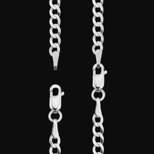 Essential Elegance · 925 Sterling Silver 16 in Cuban Necklace